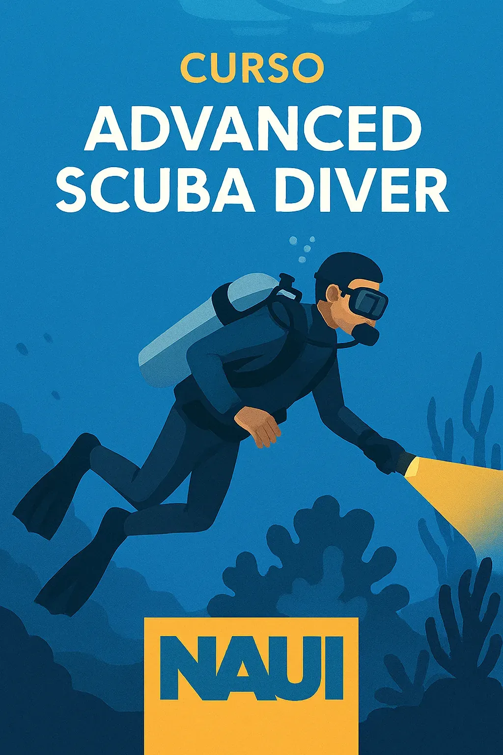 Afiche del curso Advanced Scuba Diver