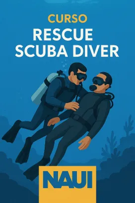 Afiche del curso Rescue Scuba Diver